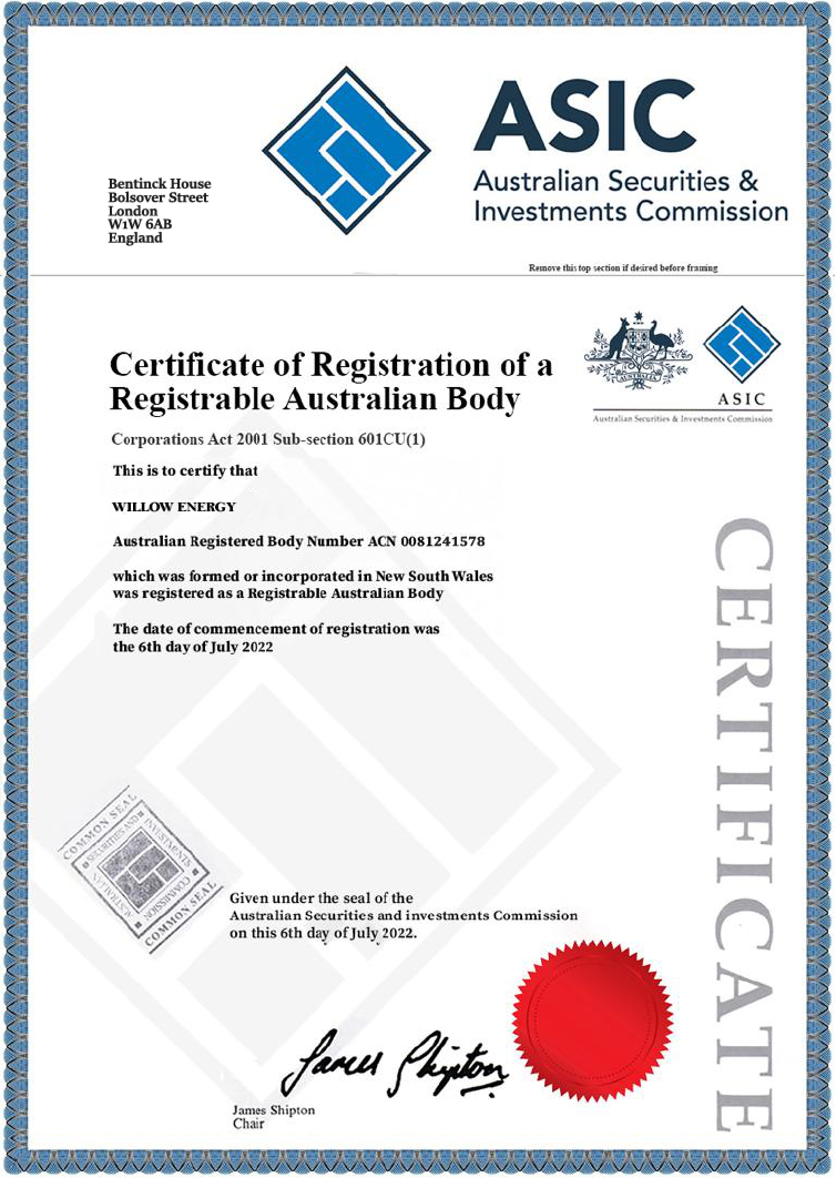 WIL CERT